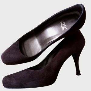 Stuart Weitzman Suede Pumps Size 9M Brown Color